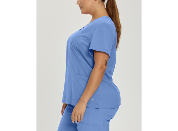 FIT tunika med v-hals Ceil Blue 3XL 