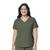 Renew Dametunika med V-hals og sidelomme Olive 3XL 