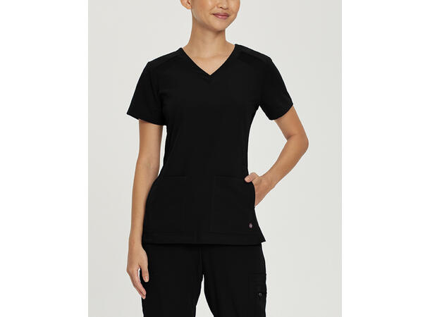 V-Tess Atletisk Topp med V-hals Black XL 