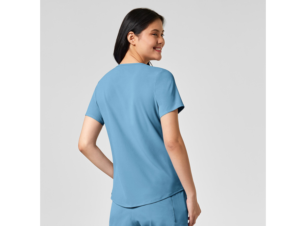 Renew Dametunika med V-hals og sidelomme Bay Blue M 