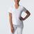 Forward Dametunika med buet V-hals White XS 