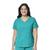 Renew Dametunika med V-hals og sidelomme Teal Blue S 