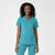 Thrive Dametunika med frontlommer Teal Blue M 