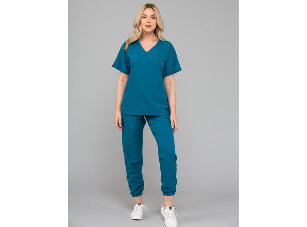 KIM Dametunika med V-hals Sea Blue XL 