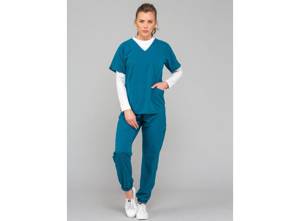 KIM Dametunika med V-hals Sea Blue XL 