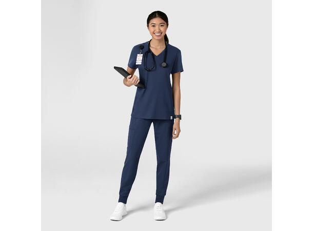 Thrive Dametunika med stretch i siden Navy S 