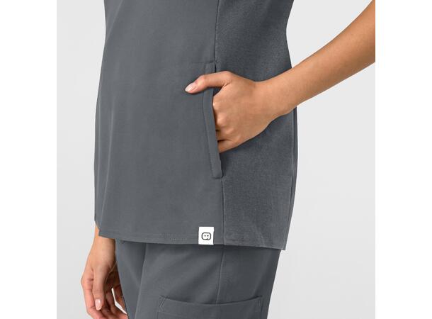 Thrive Dametunika med stretch i siden Pewter 3XL 