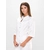 ROZA Dametunika med 3-kvart arm White M 