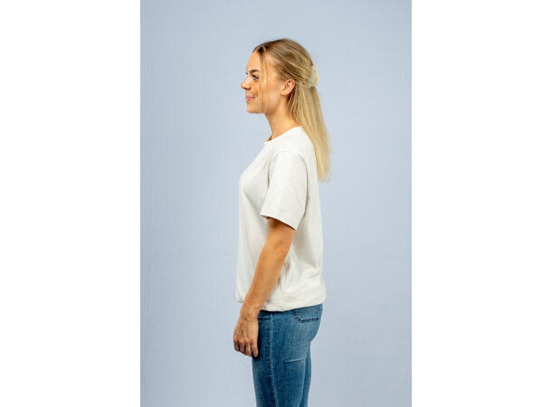 Closed Loop T-Shirt Naturhvit XS 