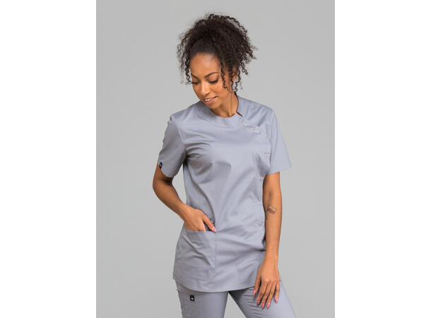 PAULA FLEX Dametunika med rund hals Steel Grey XL 