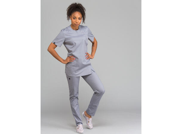 PAULA FLEX Dametunika med rund hals Steel Grey XL 