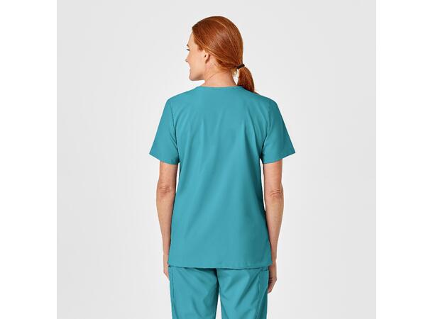 W123 Unisex tunika med 4 lommer Teal Blue XXL 