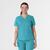 Thrive Dametunika med brystlomme Teal Blue 3XL 