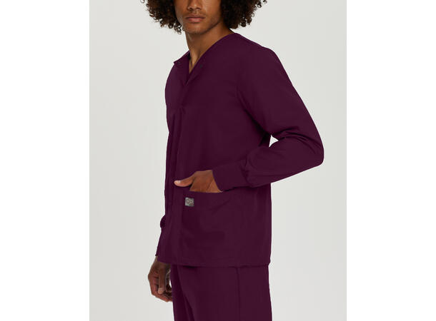 Scrub Zone unisex jakke Wine M 